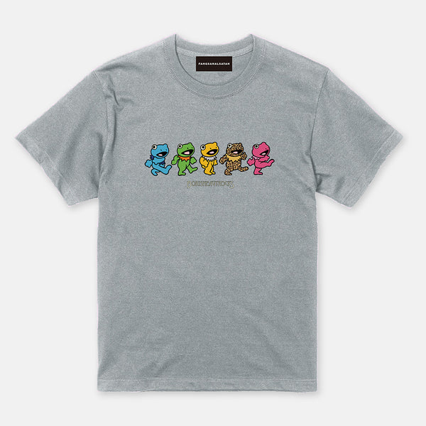 Boris / “Dancing Froggies” T-shirt (Gray) – - nyd -