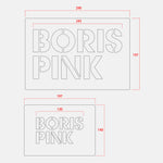 画像をギャラリービューアに読み込む, Boris / “PINK” Stencil Sheet

