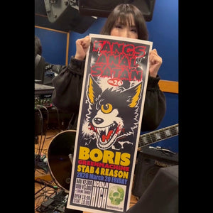 knosis サイン入りポスター Boris / “Fangsanalsatan Vol.26” Poster (サイン入り) – - nyd -